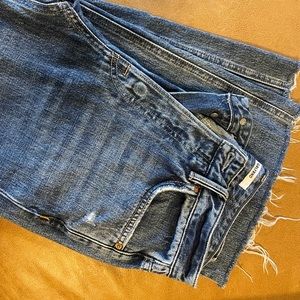 GRLFRND Denim Carla High Rise Wide Leg Button Fly (26) EUC